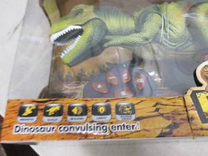 lot 201 image: tyrannosaurus rex dinosaur open box...