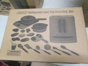 lot 209 image: joyin refrigerator and toy food set...