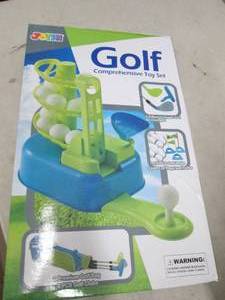 lot 230 image: golf comprehensive toy set open box...