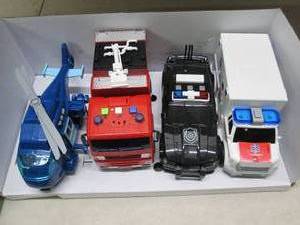 lot 241 image: city heros toys 4 viehicles in one ...