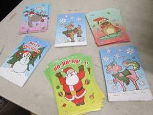 lot 246 image: 48 set holiday christmas coloring b...