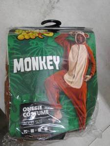 lot 248 image: snugga me monkey onesie costume adu...