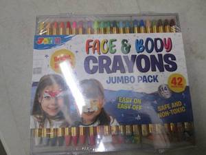 lot 252 image: face and body crayons jumbo pack op...