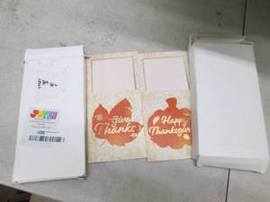 lot 255 image: 2 packages of cutlery holders gold ...