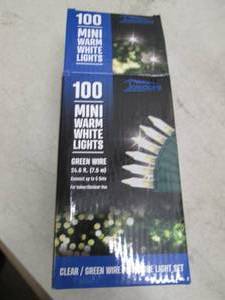 lot 294 image: mini warm white lights strand of 10...