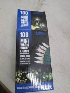 lot 295 image: mini warm white lights strand of 10...