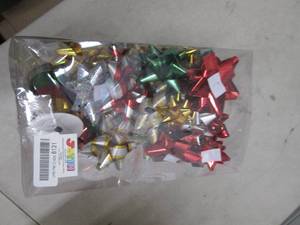lot 299 image: gift bows assortmant 48 pcs 2 sizes...