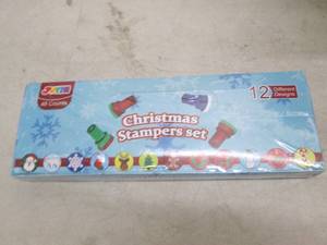 lot 307 image: box of 12 different designs christm...