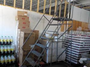 lot 2 image: Warehouse Metal Stairs- 8 Steps...