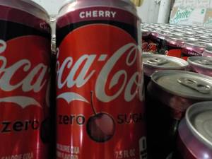 lot 351 image: 2 Cases Cola Cola Cherry Zero Sugar...