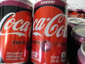 lot 352 image: 2 Cases Coca Cola Cherry Zero Sugar...