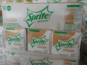 lot 359 image: 4 - 12 packs Sprite Ginger Zero Sug...