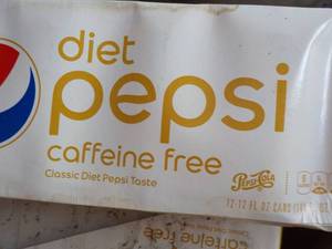 lot 362 image: 2 - 12 packs Diet Pepsi Caffeine Fr...