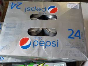 lot 369 image: 24 pack Diet Pepsi in date...