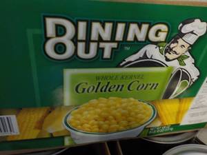 lot 393 image: 10 Cans Golden Whole Kernel Corn...