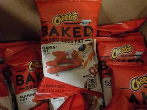 lot 402 image: 2 Cases Cheetos Flamin Hot Snacks...