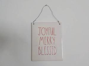 lot 120 image: Rae Dunn Tile 6 x 8...