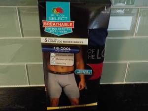 lot 169 image: Fruit of the Loom size L long Leg B...