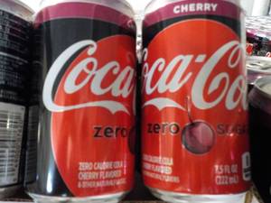 lot 355 image: 2 Cases Coca Cola Cherry Zero Sugar...