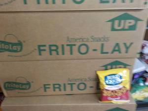 lot 408 image: 4 Cases Frito Lay Heartzels 40 bags...