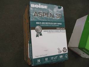 lot 8 image: Boise Aspen 30 Ledger Size Paper r...