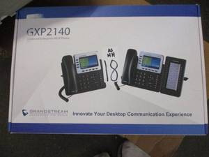lot 18 image: Grand stream GXP2140 HD ip Phone...