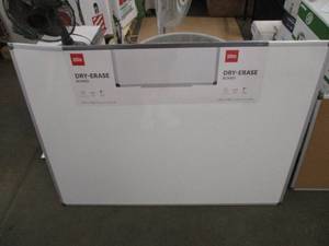 lot 19 image: Office Depot 3 x 4 Dry Erase Board...