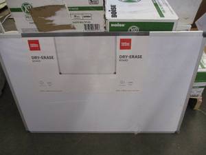 lot 21 image: Office Depot 2 x 3 Dry Erase Board...
