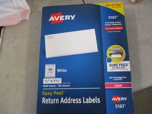 lot 48 image: Avery Return Address Labels 8000 c...