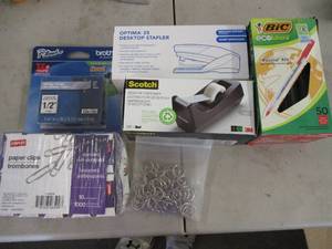 lot 76 image: Office Supplies- see all pictures...