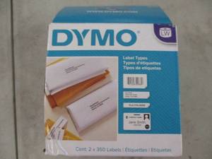 lot 86 image: Dymo 700 White Address Labels reta...