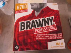 lot 247 image: Brawny Professional Disposable Clea...