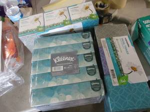 lot 256 image: Facial Tissue Boxes...