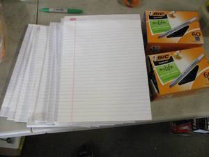 lot 258 image: Office Depot Note Pads and 2 Boxes ...