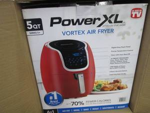 lot 4 image: PowerXL Vortex Air Fryer 5-Qt. - Re...