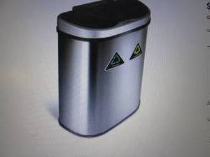 lot 23 image: Nine Stars 18.5 Gallon Dual Trash B...