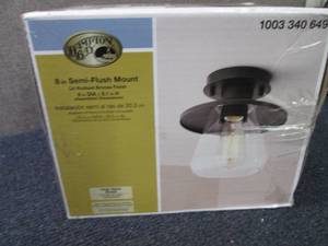 lot 36 image: Hampton Bay Northmoore 1-Light Oil ...