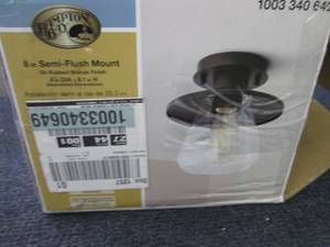 lot 37 image: Hampton Bay Northmoore 1-Light Oil ...