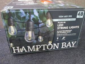 lot 61 image: Hampton Bay 24-Light IndoorOutdoor...