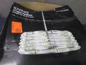 lot 70 image: Dcor Living Avant 3-Light Curved ...