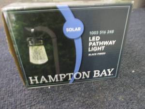 lot 74 image: Hampton Bay 1-Light Black Integrate...