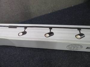 lot 97 image: Hampton Bay  4-ft. 3-Light Black In...