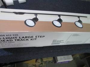 lot 105 image: Hampton Bay 3-Light 44 in. Black R3...