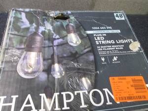 lot 122 image: Hampton Bay 24-Light IndoorOutdoor...