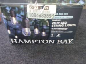 lot 128 image: Hampton Bay 12-Light IndoorOutdoor...