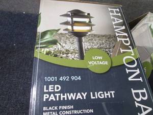 lot 132 image: 2 Hampton Bay Low-Voltage Black Out...