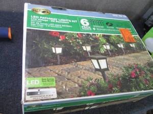 lot 137 image: Hampton Bay Low Voltage Black Outd...