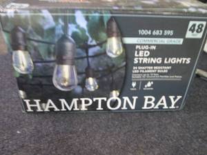 lot 139 image: Hampton Bay 24-Light IndoorOutdoor...