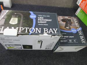 lot 166 image: Hampton Bay LED Pathway Light, Clip...