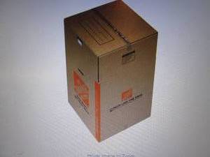 lot 176 image: Heavy-Duty Tall Wardrobe Moving Box...